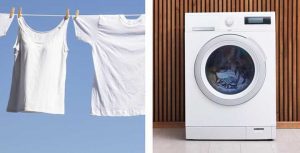 علت خشک نشدن لباس در ماشین لباسشویی
